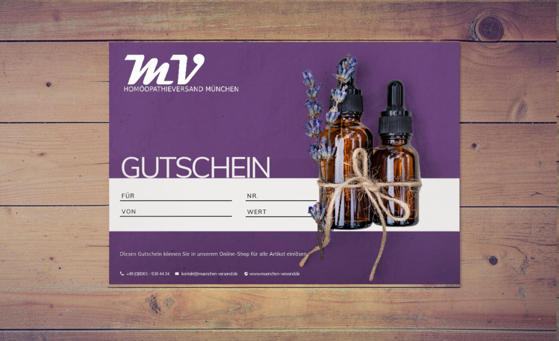 Gutschein "Gesundheit schenken"