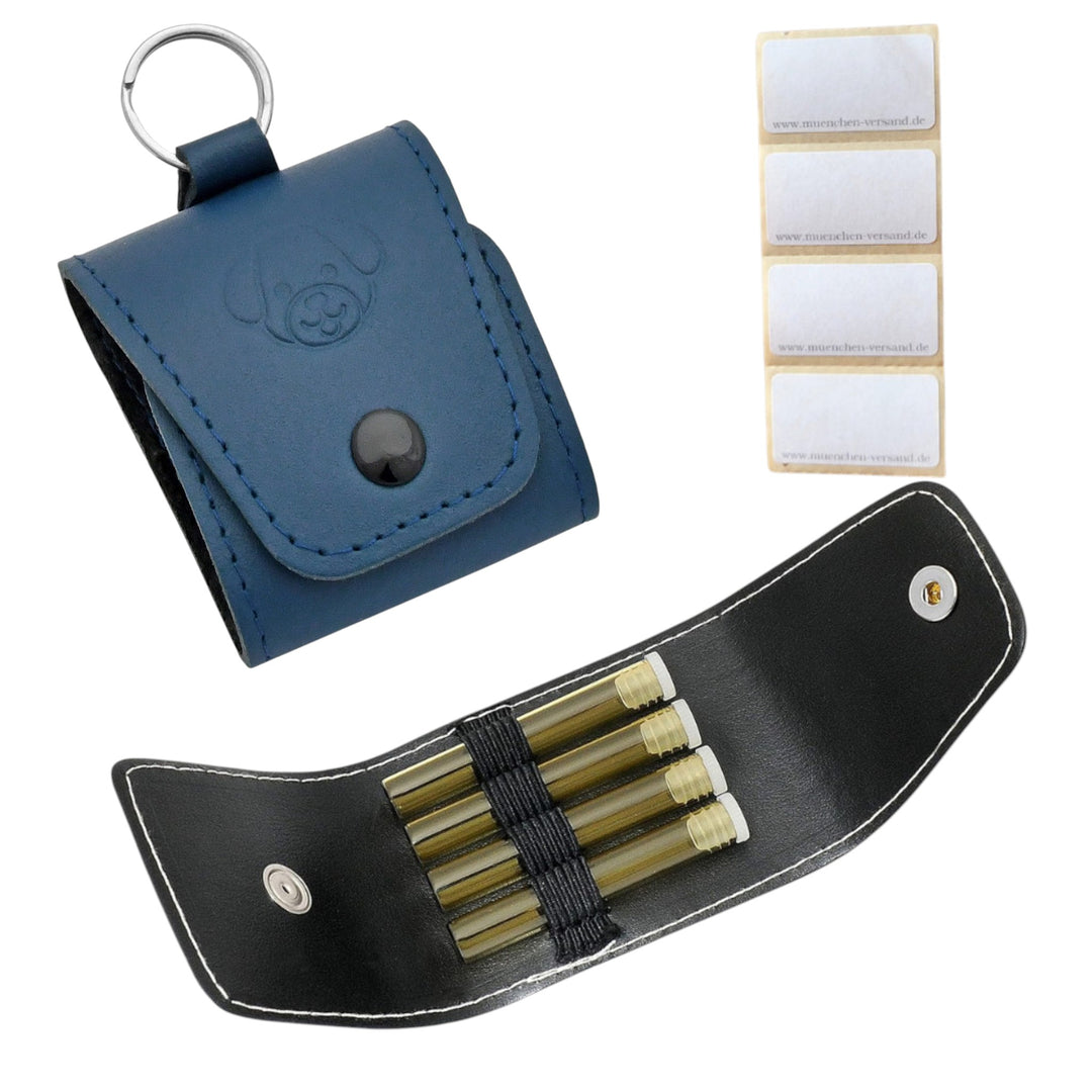 Set d'urgence avec gaufrage, 4 verres et étiquettes