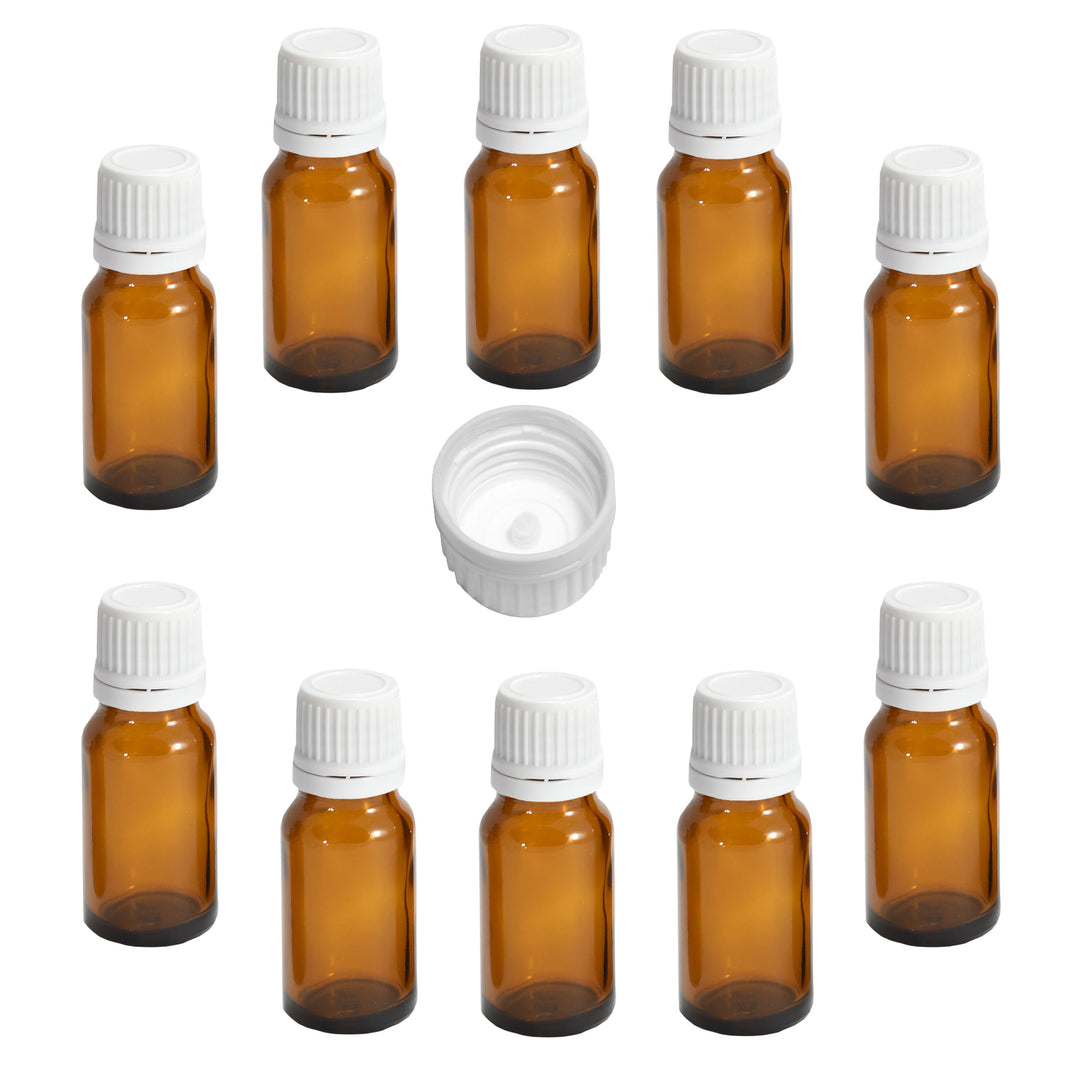 10ml Apothekerflaschen mit Tropfer, Schrauber, Pipetten, Vereinzler