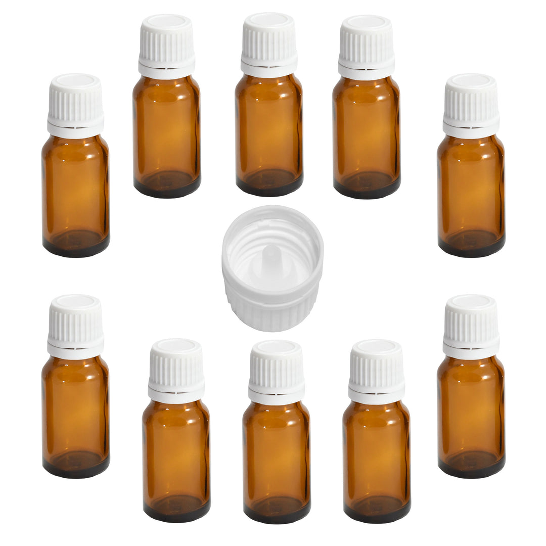 10ml Apothekerflaschen mit Tropfer, Schrauber, Pipetten, Vereinzler