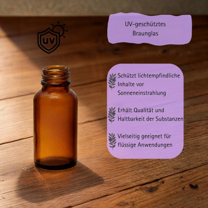 20ml Apothekerflaschen mit Tropfer, Schrauber, Pipetten, Vereinzler