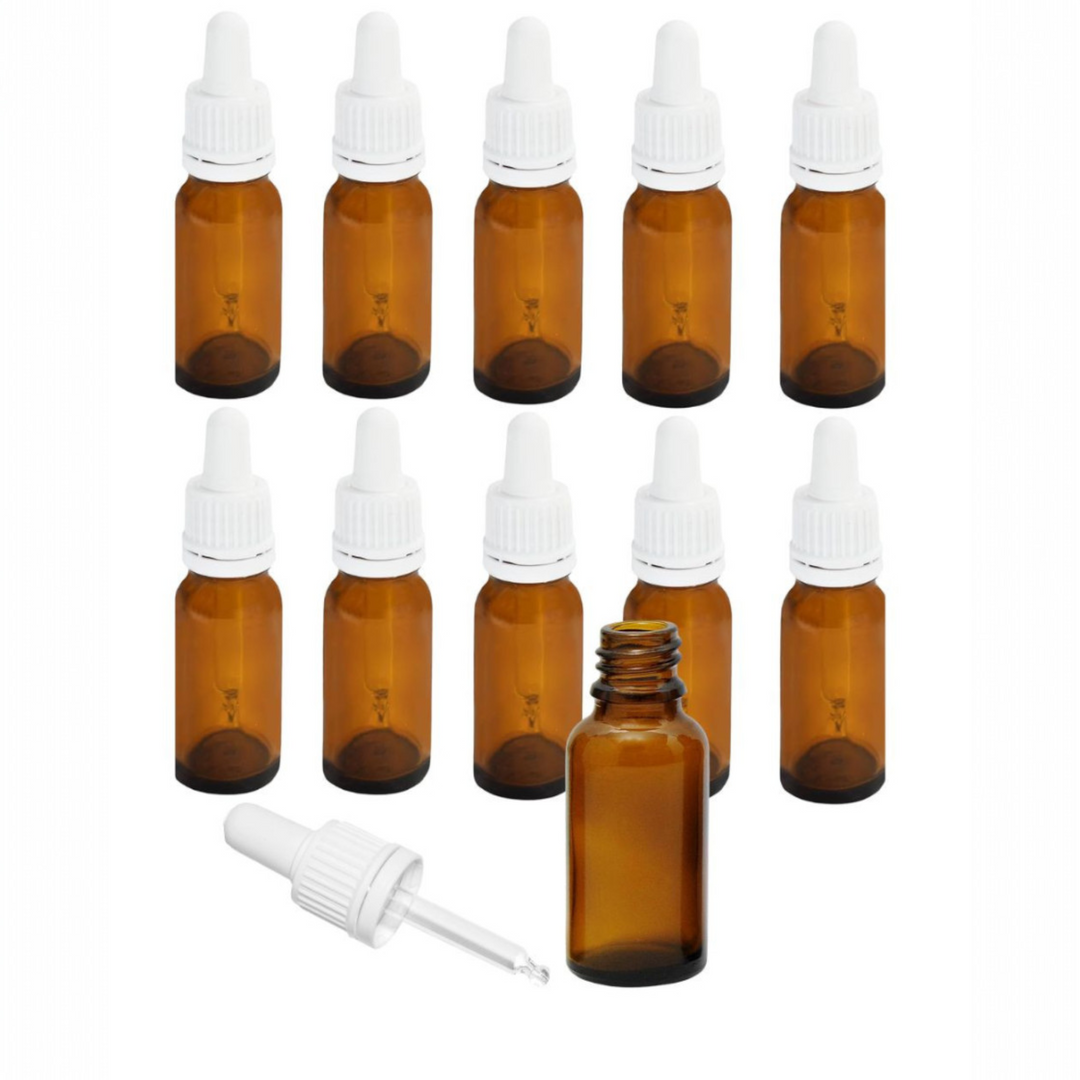 20ml Apothekerflaschen mit Tropfer, Schrauber, Pipetten, Vereinzler