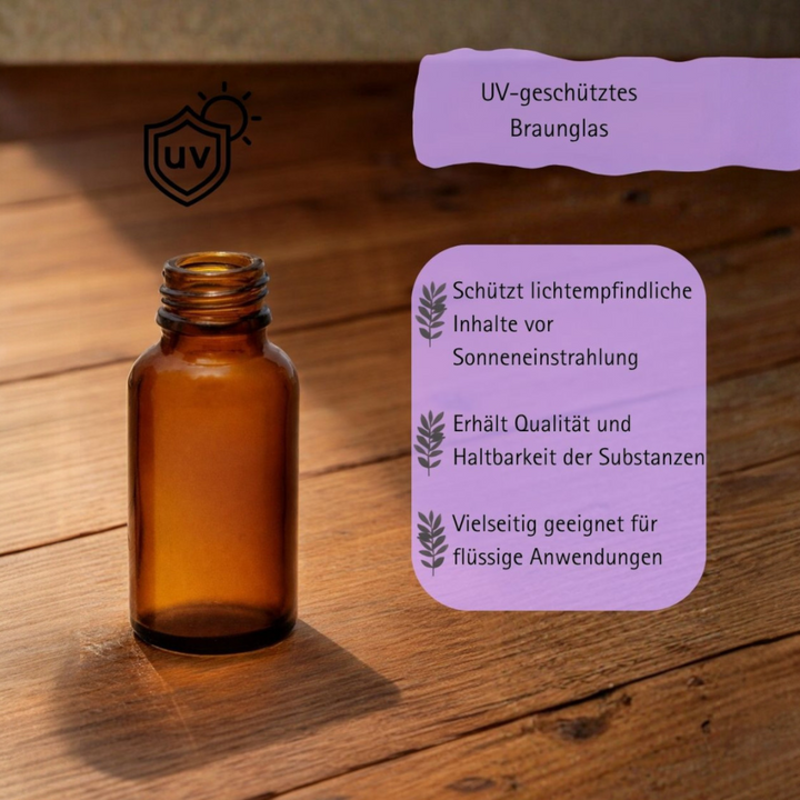30ml Apothekerflaschen mit Tropfer, Schrauber, Pipetten, Vereinzler