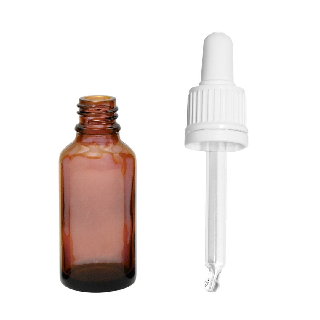 Pipette für Apothekerflaschen DIN 18, GL 18 mit Originalitätsverschluss