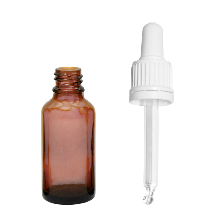 Pipette für Apothekerflaschen DIN 18, GL 18 mit Originalitätsverschluss