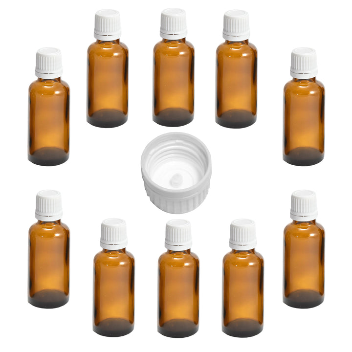 50ml Apothekerflaschen mit Tropfer, Schrauber, Pipetten, Vereinzler