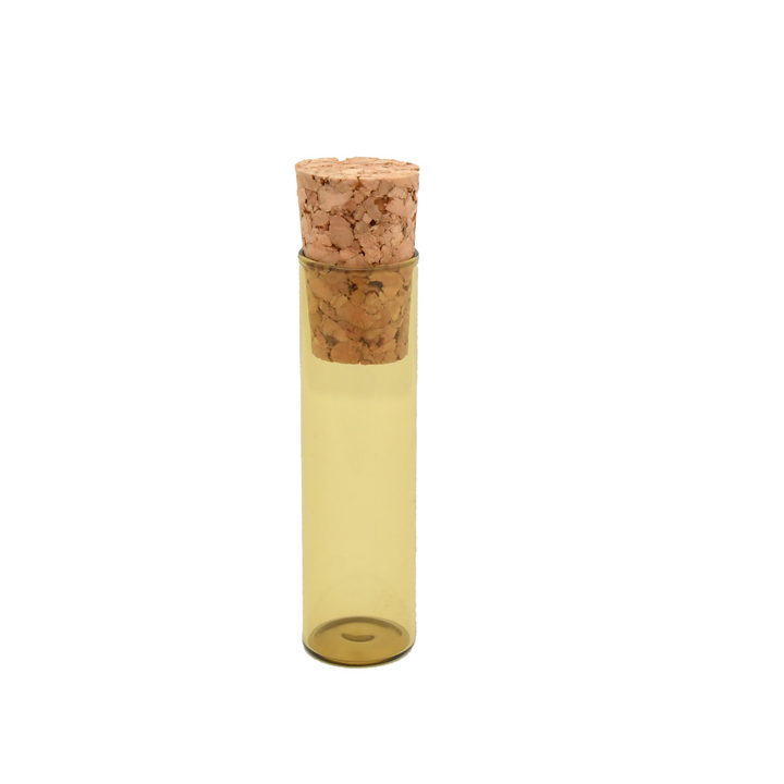 Flachbodengläser 50mm x ø 14mm AR-Klarglas und Illax-Braunglas