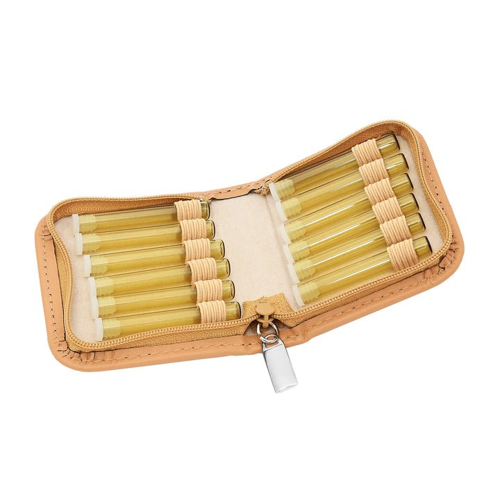 Classic Globuli Cases with 10 - 468 Globule Bottles Leather, many colors
