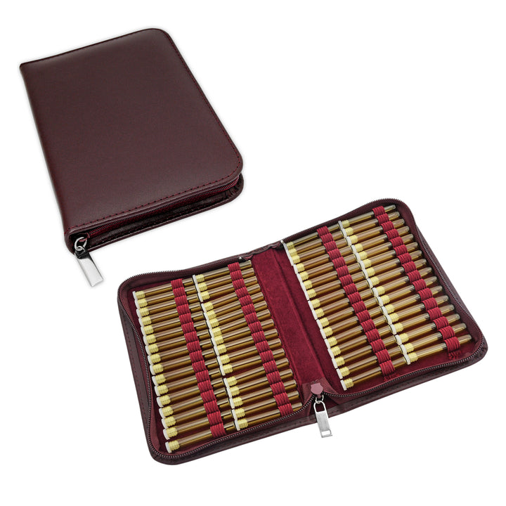 Classic Globuli Cases with 10 - 468 Globule Bottles Leather, many colors