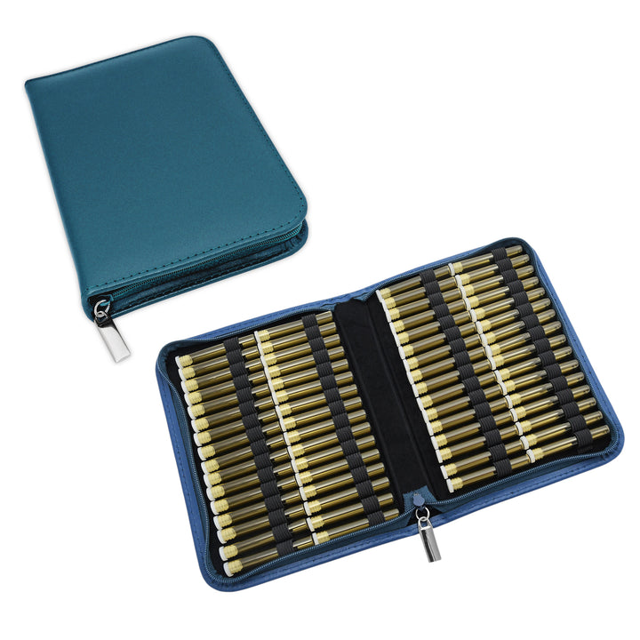 Classic Globuli Cases with 10 - 468 Globule Bottles Leather, many colors
