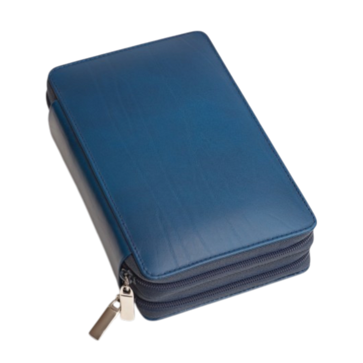 136er Taschenapotheke MIT Gläsern, Leder bordeaux, schwarz, natur, blau, grün