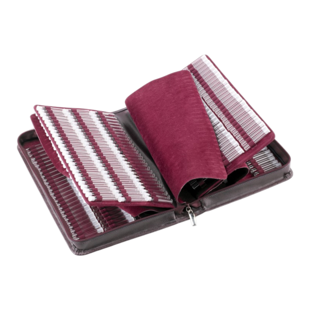 Classic Globuli Cases with 10 - 468 Globule Bottles Leather, many colors