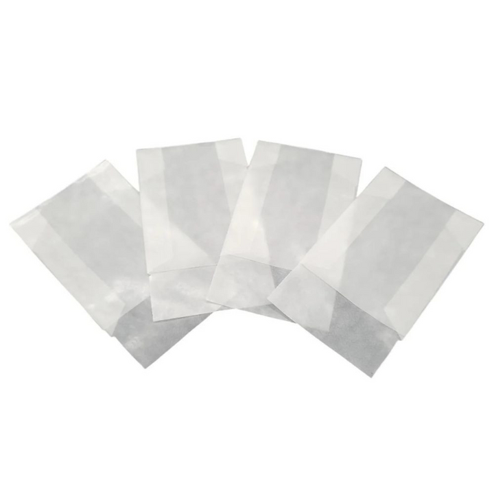 Pergamenttütchen, Pergaminbeutel, Flachbodenbeutel, Papiertütchen 4,5 x 6 cm