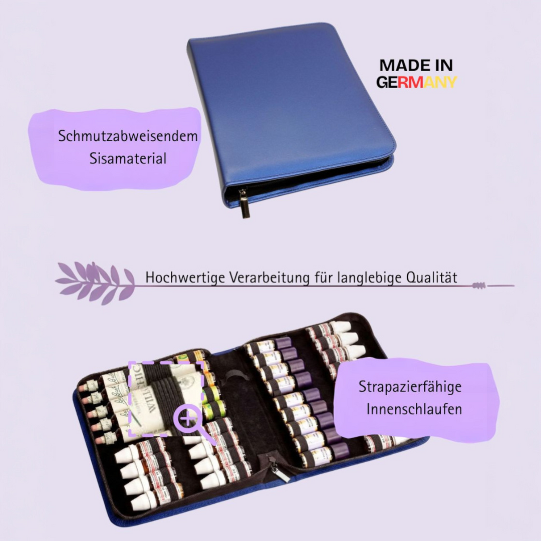 aufbewahrung globuli fläschchen Tasche für Globuli, Bachblüten & Öle & Flaschen bis Ø24mm – MV-Versand