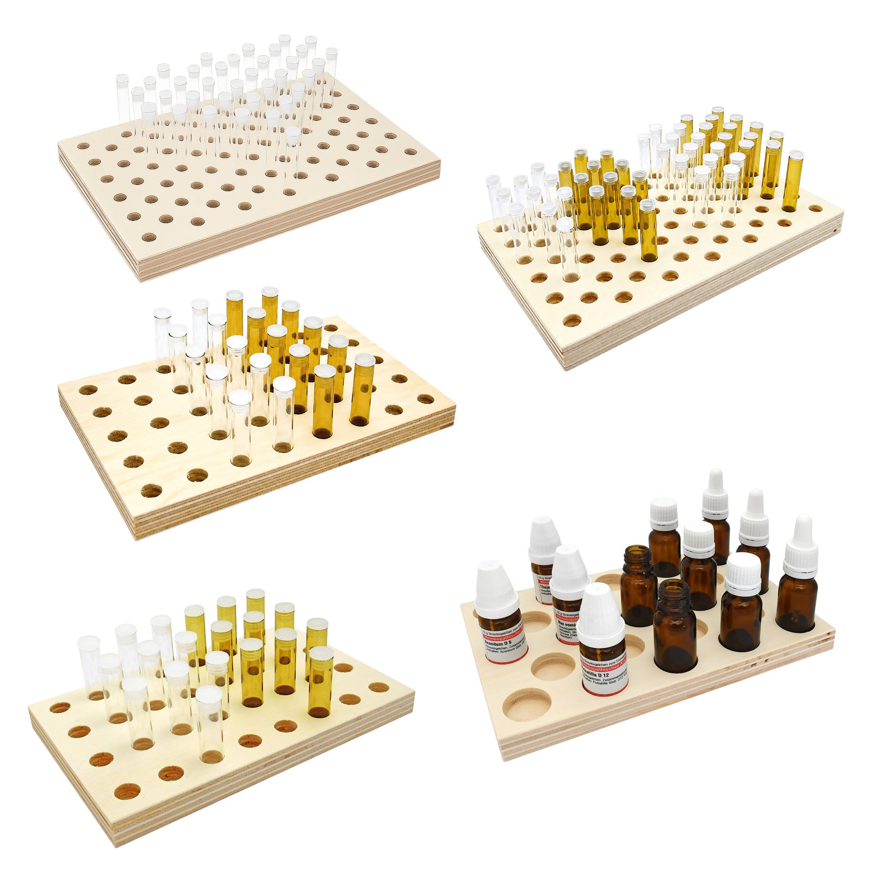Abfüllhilfe, Sortierplatte, Sortiersysteme für verschiedene Glassgrößen
