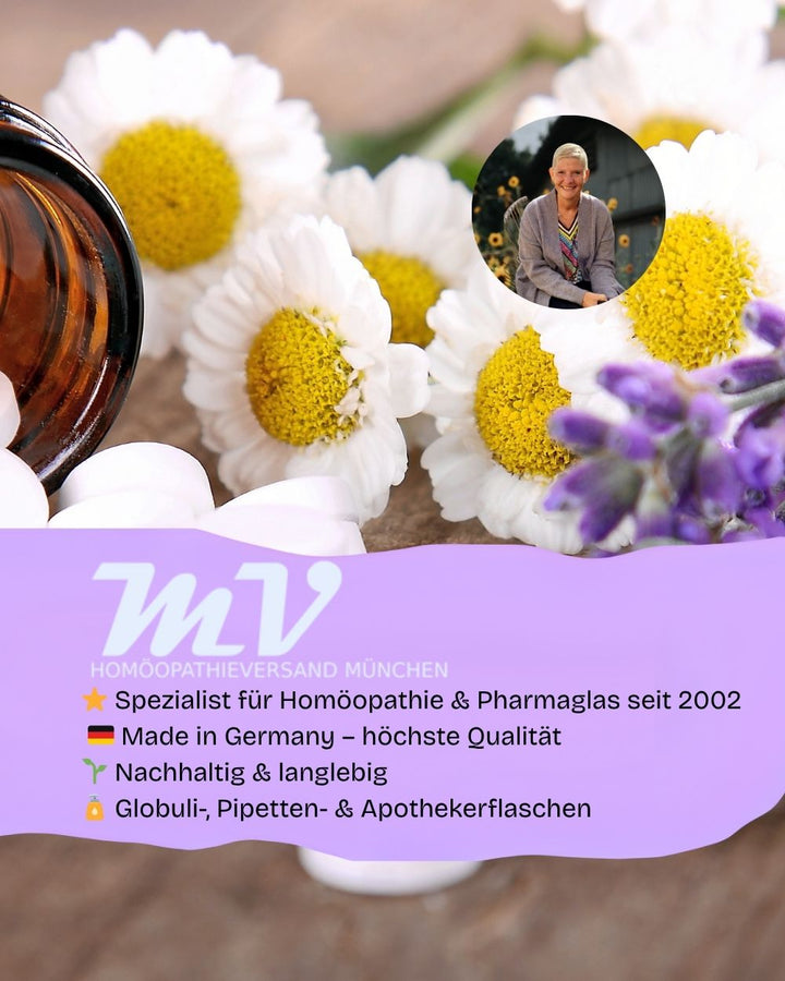 Globuli Röhrchen 52,5mm x Ø 8mm