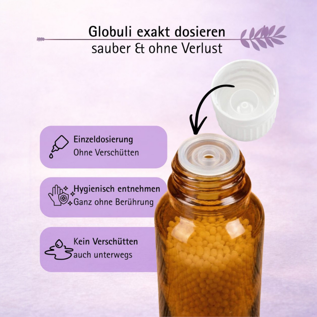 30ml Apothekerflaschen mit Tropfer, Schrauber, Pipetten, Vereinzler