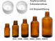 20ml Medizinflaschen braun, 100 Stück, UV Schutz