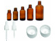 100 Stück 20ml Apothekerflaschen mit Pipetten, UV-Schutz Braunglas